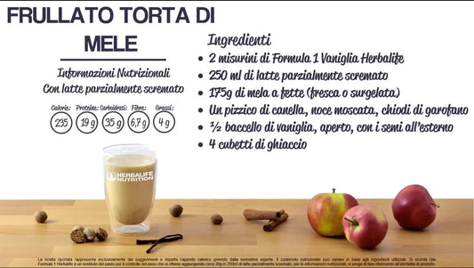 Frullato Torta di Mele - Prodotti Herbalife Online