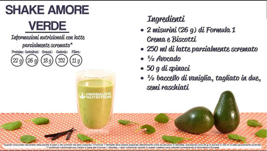 Shake Amore Verde - Prodotti Herbalife Online